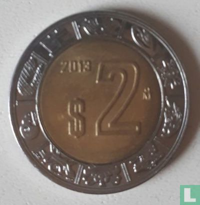 Mexiko 2 Peso 2013 - Bild 1
