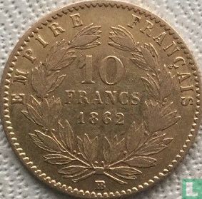 Frankreich 10 Franc 1862 (BB) - Bild 1