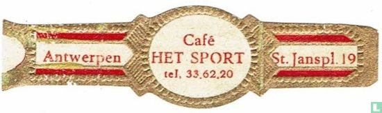 Café Het Sport tel. 33.62.20 - Antwerpen - St. Janspl. 19 - Image 1