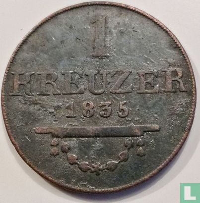 Sachsen-Meiningen 1 Kreuzer 1835 (Typ 1) - Bild 1