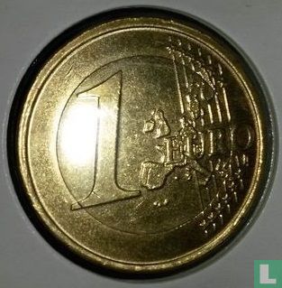Belgique 1 euro 1999 (fauté) - Image 2