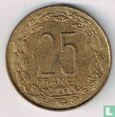 Zentralafrikanischen Staaten 25 Franc 1982 - Bild 2