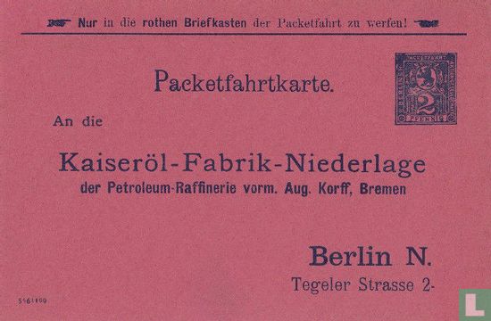 Packetfahrt Aktien Gesellschaft / Kaiseröl - Bild 1