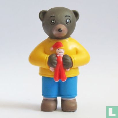 Bear Brown with cuddly doll - Image 1