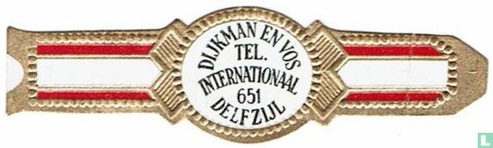 Dijkman en Vos Tel. Internationaal 651 Delfzijl - Image 1