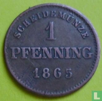 Bavière 1 pfenning 1865 - Image 1