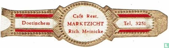 Café Marktzicht - Rich. Meinicke - Doetinchem - Tel. 3251 - Bild 1
