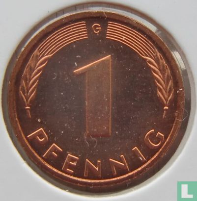 Germany 1 pfennig 1988 (G) - Image 2