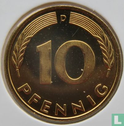Duitsland 10 pfennig 1988 (D) - Afbeelding 2
