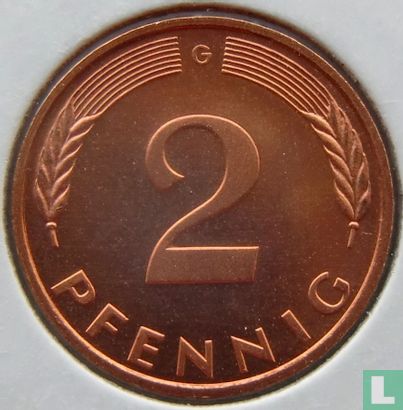 Allemagne 2 pfennig 1988 (G) - Image 2