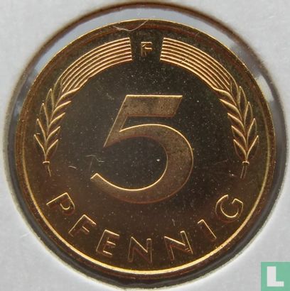 Germany 5 pfennig 1988 (F) - Image 2