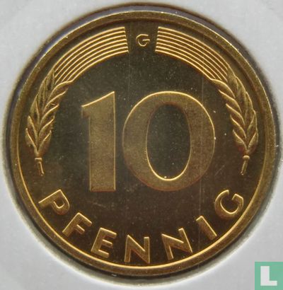 Allemagne 10 pfennig 1988 (G) - Image 2