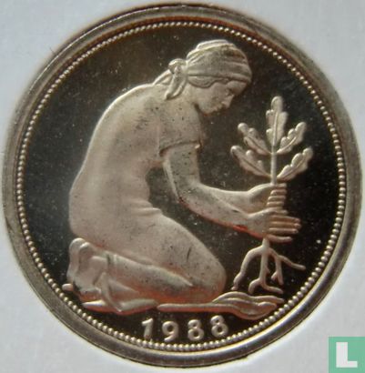 Deutschland 50 Pfennig 1988 (D) - Bild 1