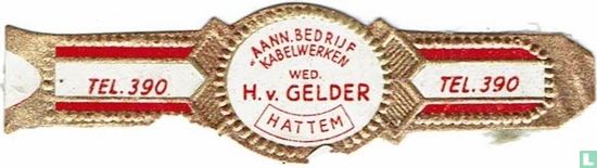 Aann. bedrijf kabelwerken Wed. H. v. Gelder Hattem - Tel. 390 - Tel. 390 - Image 1