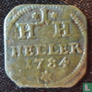 Sachsen-Hildburghausen 1 Heller 1784 - Bild 1