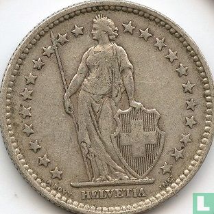 Switzerland 2 francs 1909 - Image 2