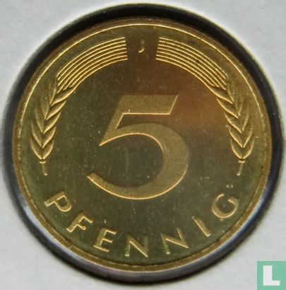 Duitsland 5 pfennig 1977 (J) - Afbeelding 2