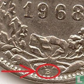 Suisse 2 francs 1968 (B) - Image 3