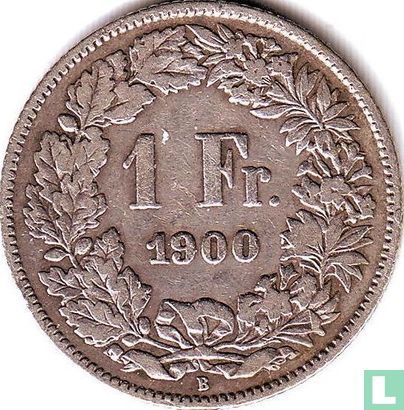 Switzerland 1 franc 1900 - Image 1