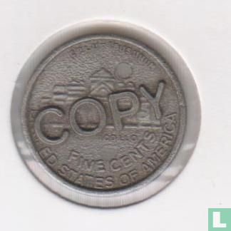 USA 5 cents copy - Image 2