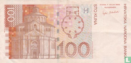 Kroatië 100 Kuna 2002 - Afbeelding 2