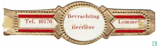 Bevrachting Berrière - Tel. 40170 - Lommel - Image 1