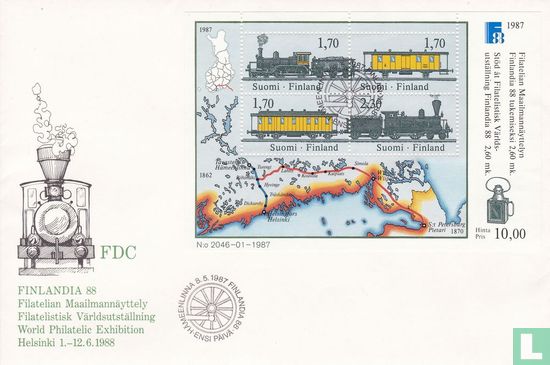 Stamp exhibition FINLANDIA 88