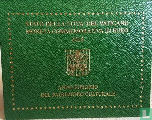 Vaticaan 2 euro 2018 (folder) "European Year of Cultural Heritage" - Afbeelding 1