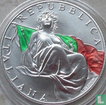 Italië 5 euro 2018 "70th anniversary of the entry into force of the Italian Constitution" - Afbeelding 2