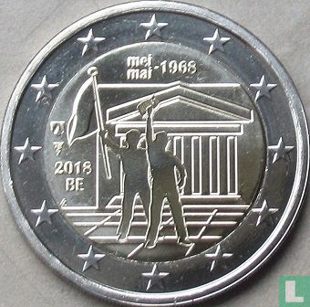 Belgique 2 euro 2018 "50 years Student Revolt of May 1968" - Image 1