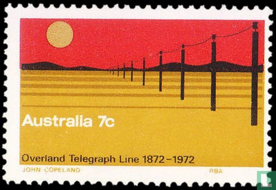 Aboveground telegraph line