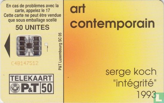 Serge Koch "Intégrité" 1993 - Image 1