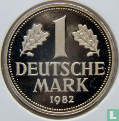 Duitsland 1 mark 1982 (PROOF - D) - Afbeelding 1