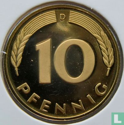 Duitsland 10 pfennig 1982 (PROOF - D) - Afbeelding 2