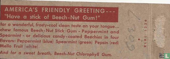 Beech-Nut Gum - Afbeelding 2