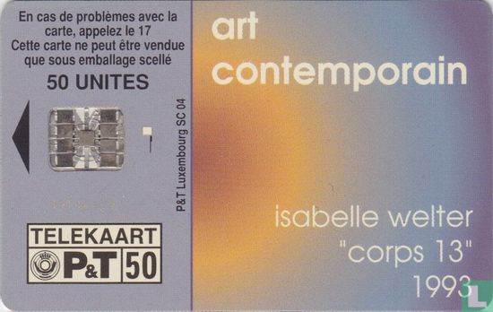 Isabelle Welter "corps 13" 1993 - Bild 1