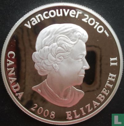 Canada 25 dollars 2008 (PROOF) "2010 Winter Olympics - Vancouver - Bobsleigh" - Afbeelding 1