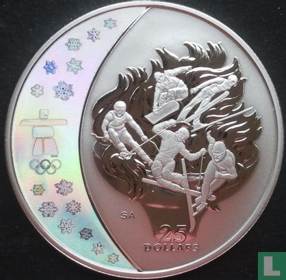 Canada 25 dollars 2009 (BE) "2010 Winter Olympics - Vancouver - Olympic Spirit" - Image 2