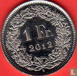 Zwitserland 1 franc 2012 - Afbeelding 1