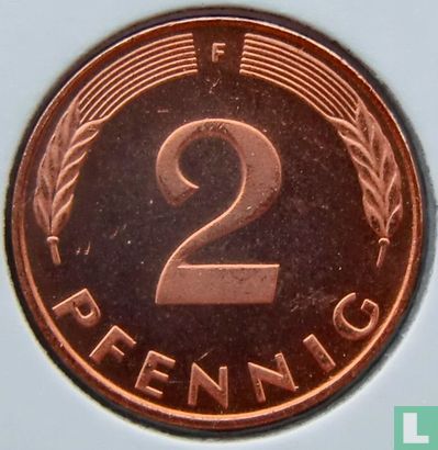 Duitsland 2 pfennig 1987 (F) - Afbeelding 2