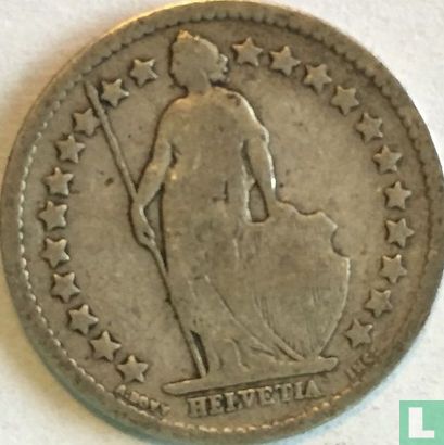 Switzerland ½ franc 1898 - Image 2