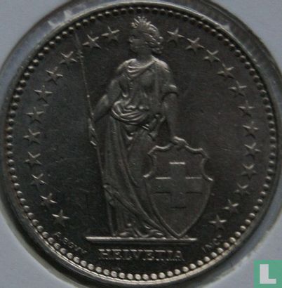 Zwitserland 1 franc 1988 - Afbeelding 2