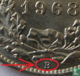 Zwitserland 1 franc 1968 (B) - Afbeelding 3