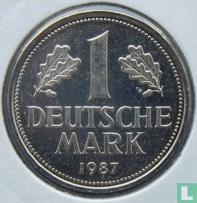 Deutschland 1 Mark 1987 (F) - Bild 1