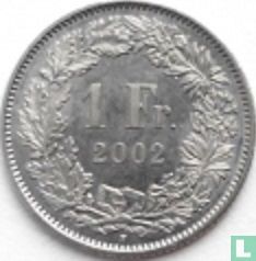 Zwitserland 1 franc 2002 - Afbeelding 1