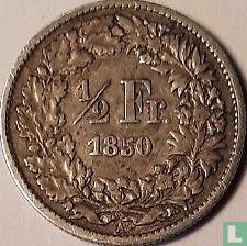 Zwitserland ½ franc 1850 - Afbeelding 1