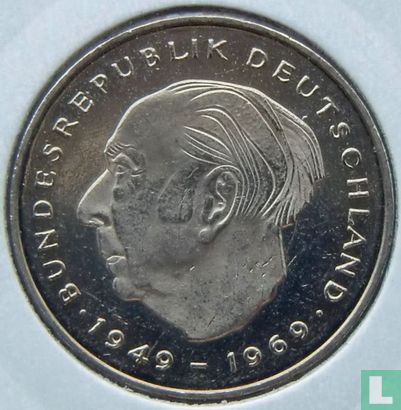 Allemagne 2 mark 1987 (F - Theodor Heuss) - Image 2