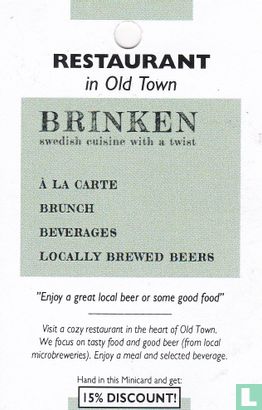 Brinken - Restaurant in Old Town - Afbeelding 1