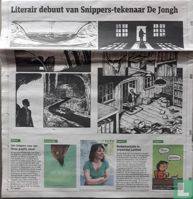 Literair debuut van Snippers-tekenaar De Jongh