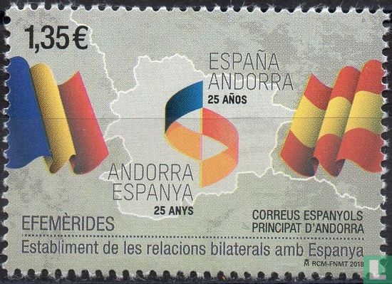 25 years bilateral relations Spain - Andorra